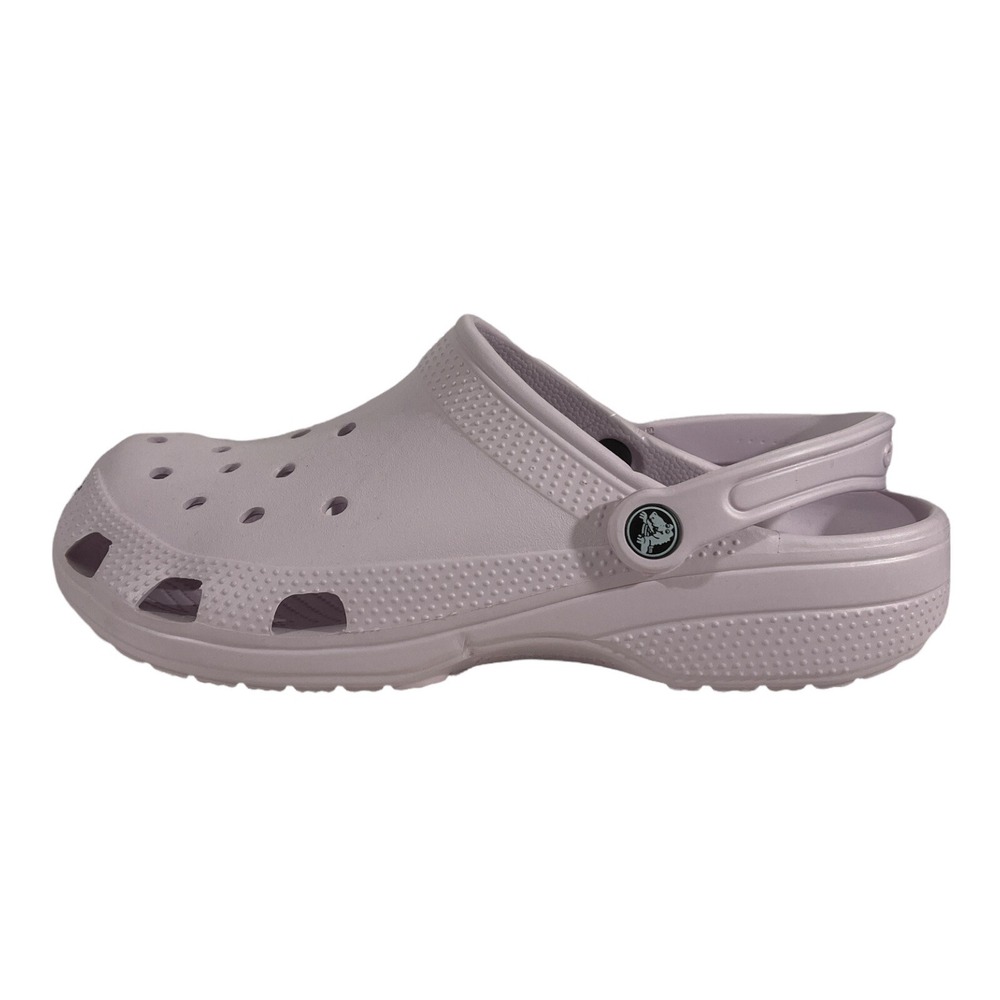 Crocs Womens CLASSIC Rubber Closed Toe Ankle Strap Mules, Lilac, Size 13‎